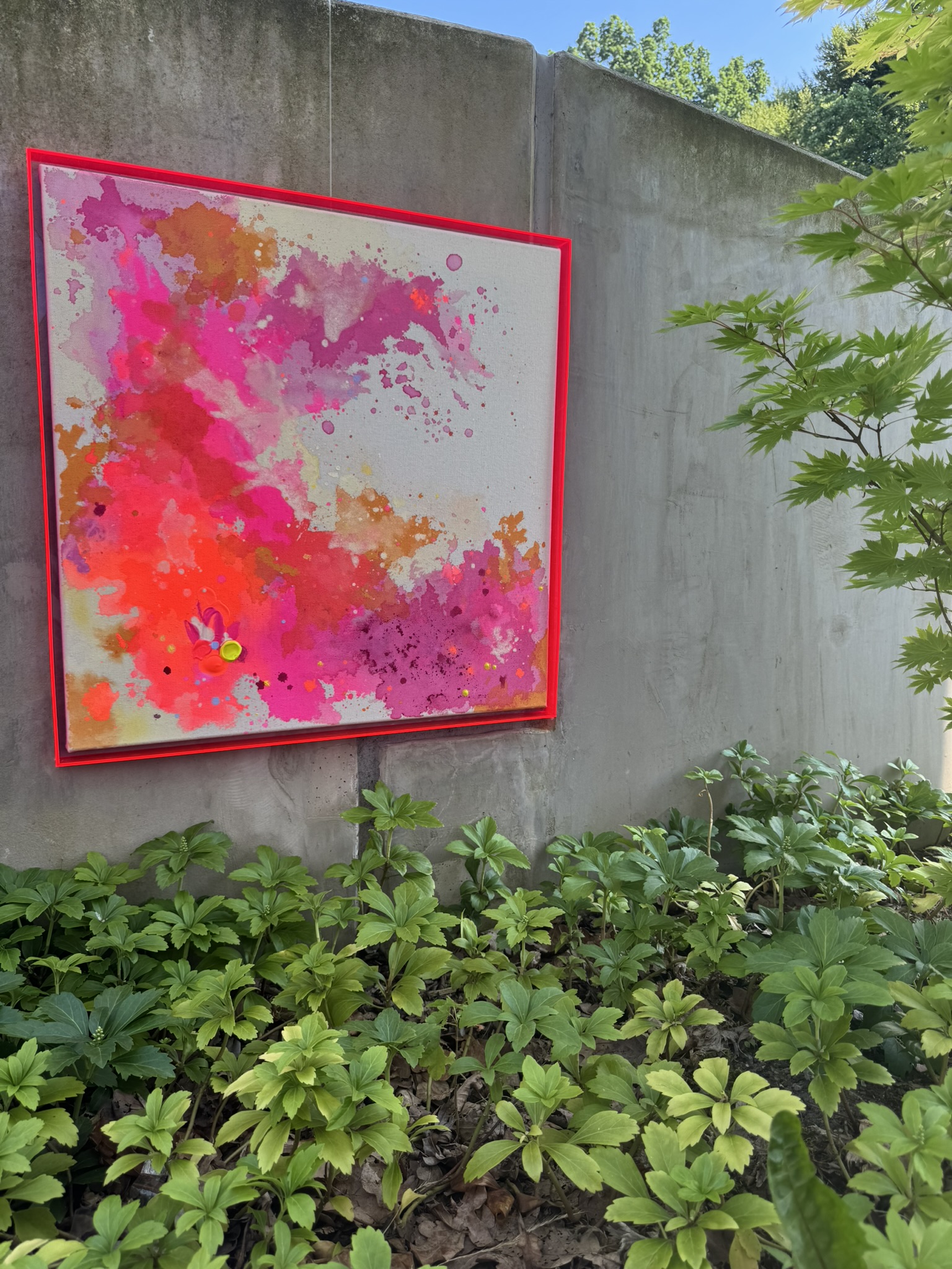 Akkorde - Schwebe, 2026, Acryl auf roher Baumwollleinwand, Ansicht 21